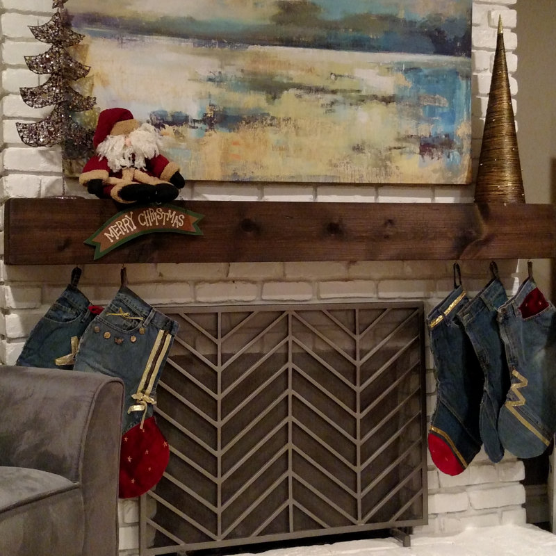 Midwood Designs Rustic Fireplace Mantel Shelf & Reviews Wayfair